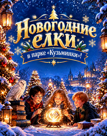Новогодняя магия начинается в парке «Кузьминки»!